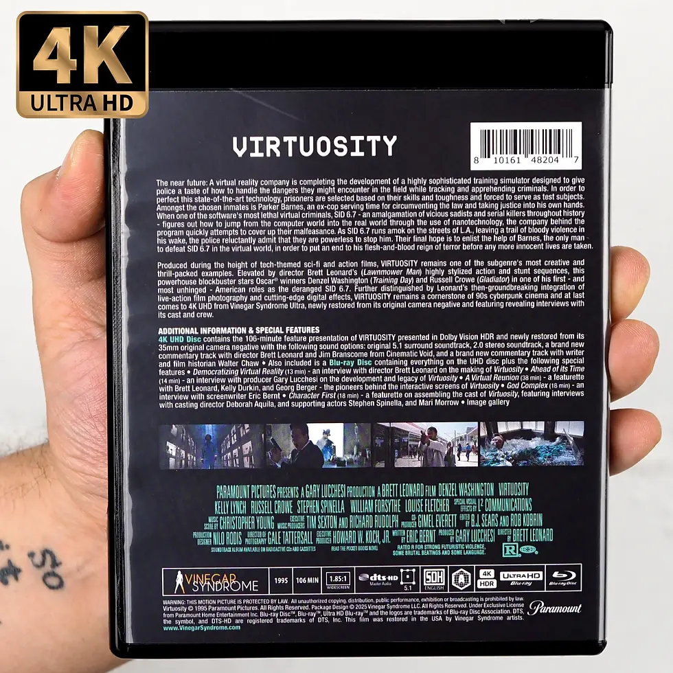 Thumbnail: Virtuosity 4K UHD + Blu-ray Limited Deluxe Edition