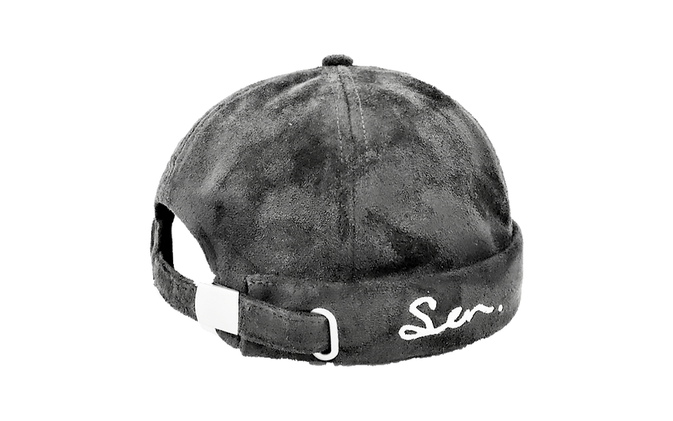 Thumbnail: Sen City Apparel's charcoal suede cap