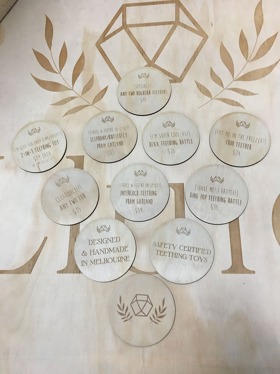 Thumbnail: Small Logo Disc/Flatlay Sign