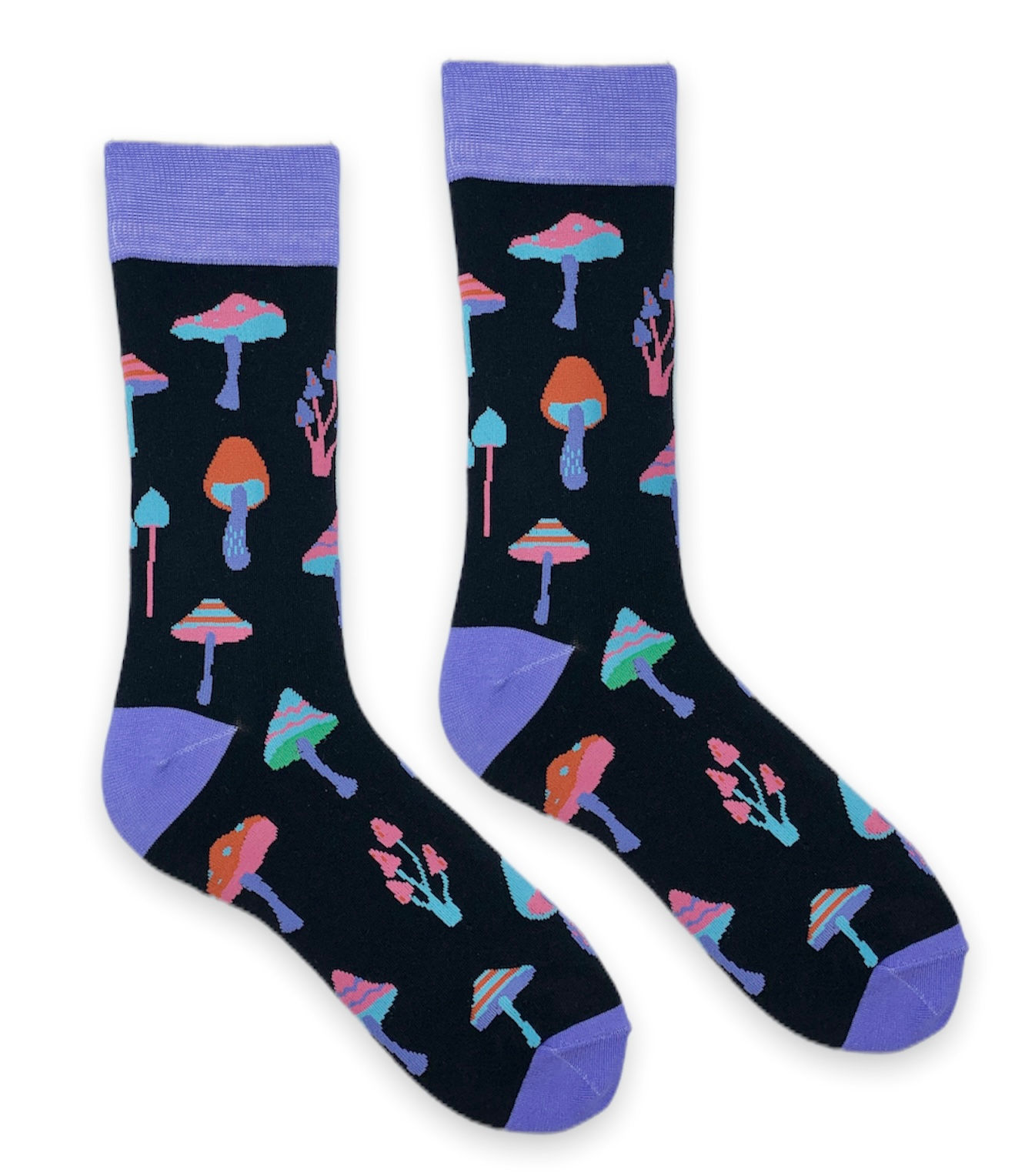 Psychedelic mushroom socks