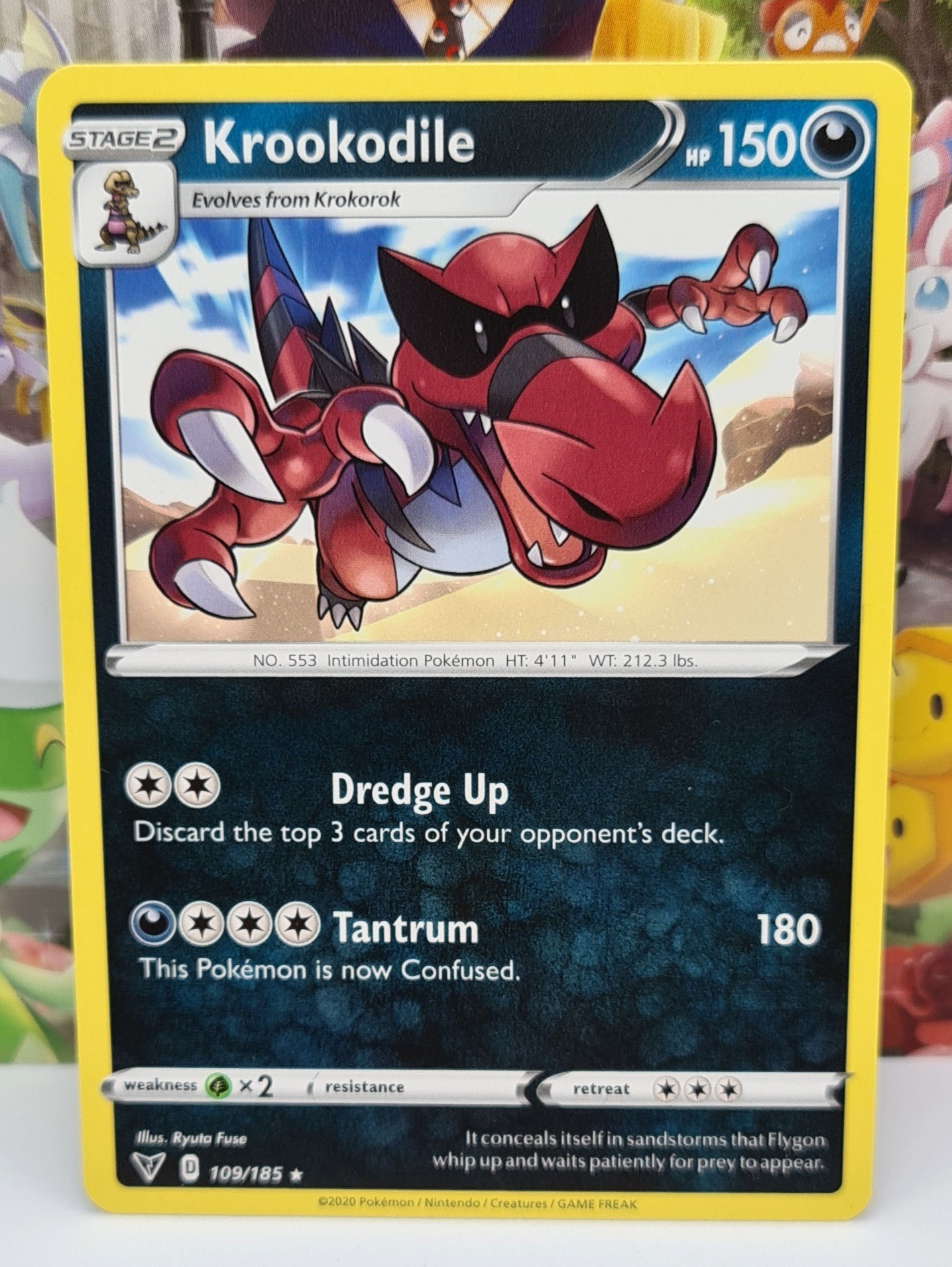 Krookodile Rare 109/185