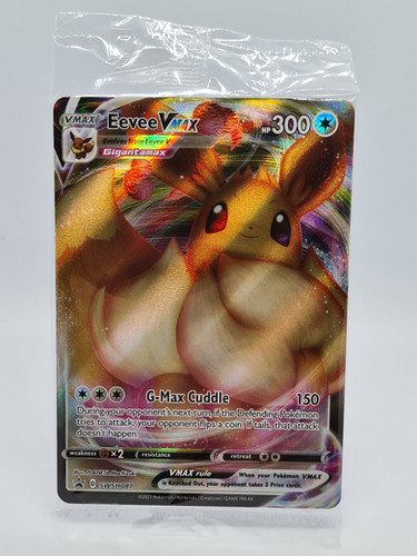 ポケモン - ポケモンカード　英語版　Eevee VMAX Pokemon Card TCG - Eevee VMAX SWSH087 Black Star Promo