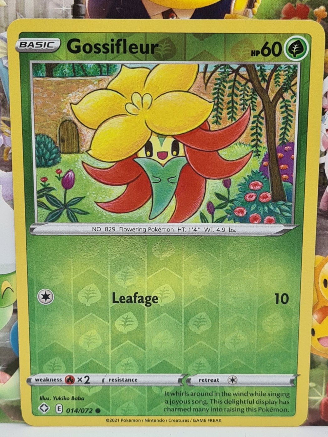 Gossifleur Common Reverse Holo 14/72 - Shining Fates