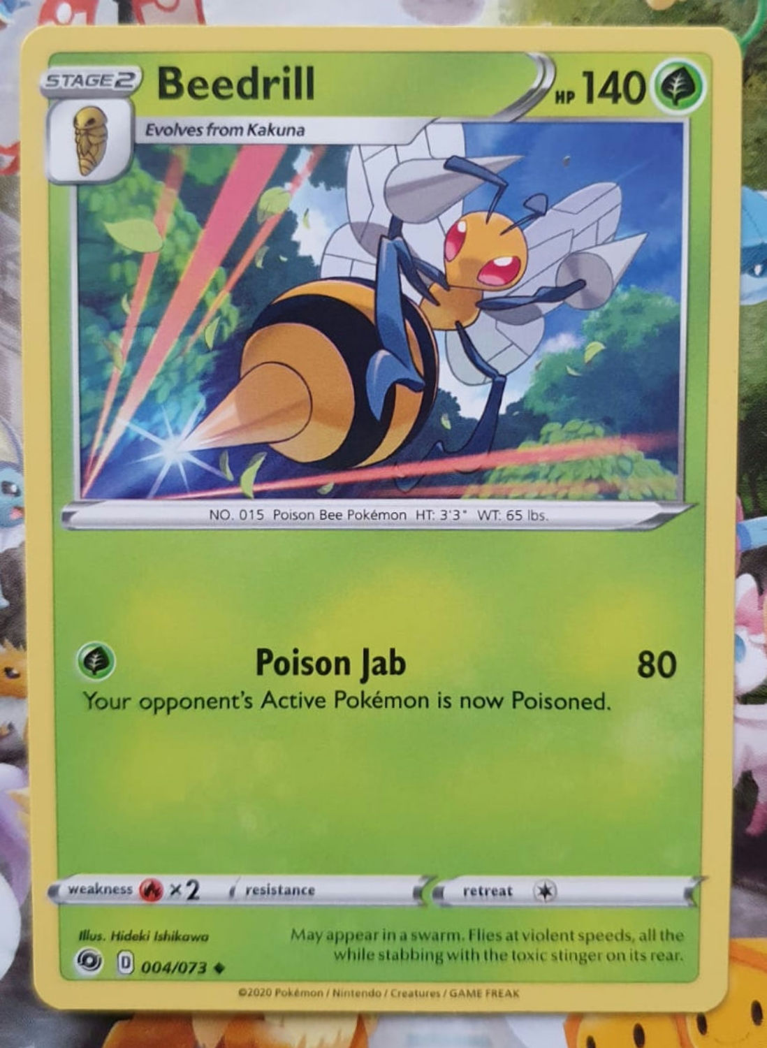 Beedrill Uncommon 4/73 - Champion's Path