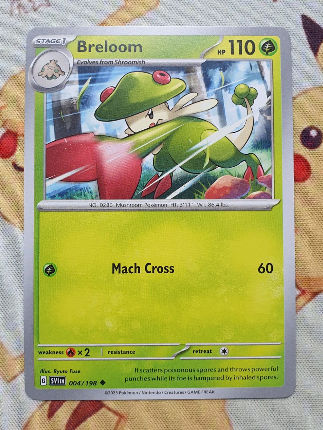 Breloom Uncommon 004/198 Scarlet and Violet
