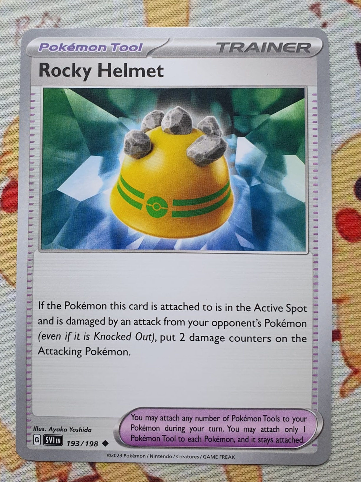 Rocky Helmet Uncommon 193/198 Scarlet and Violet