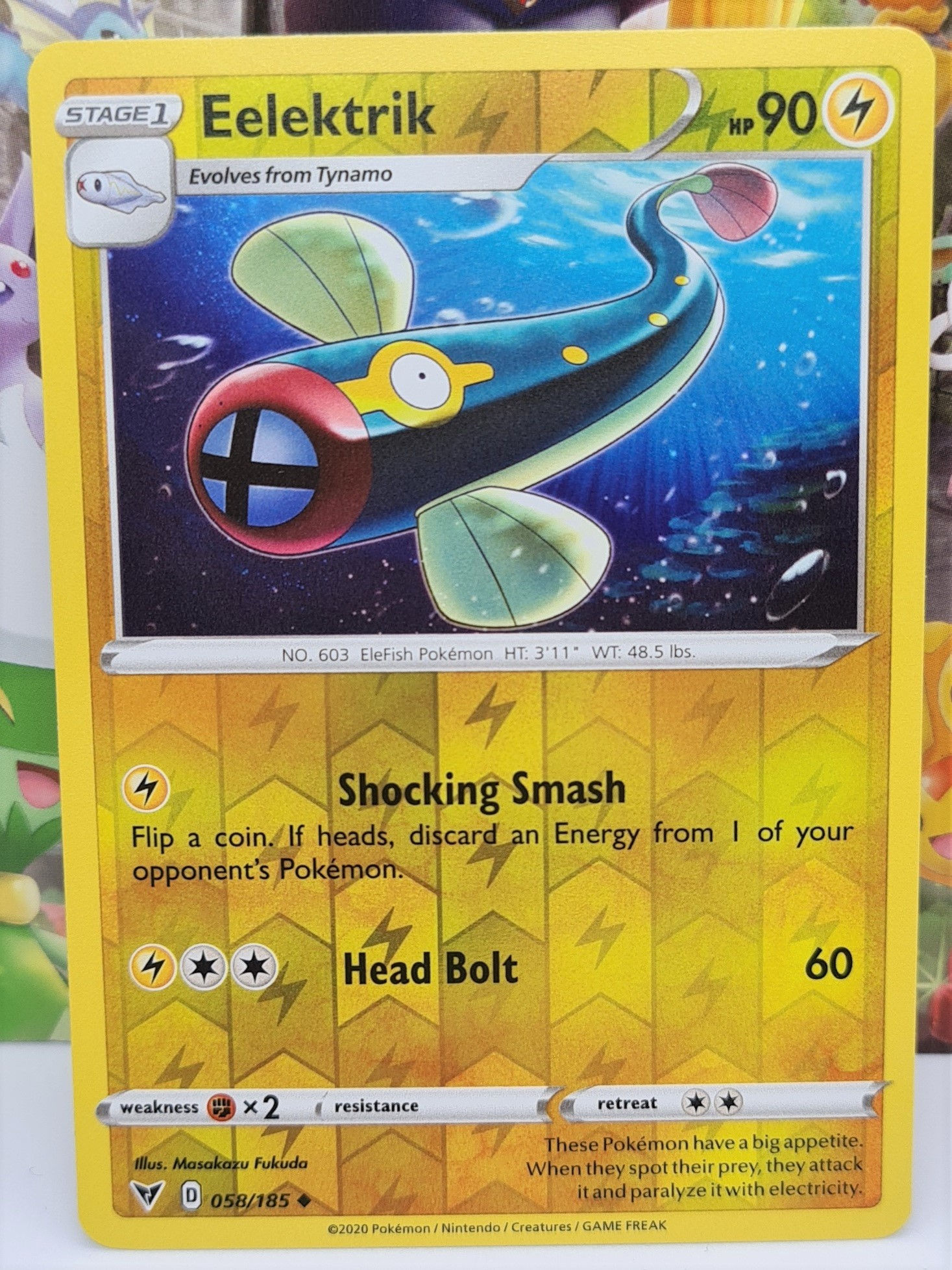 Eelektrik Uncommon Reverse Holo 58/185