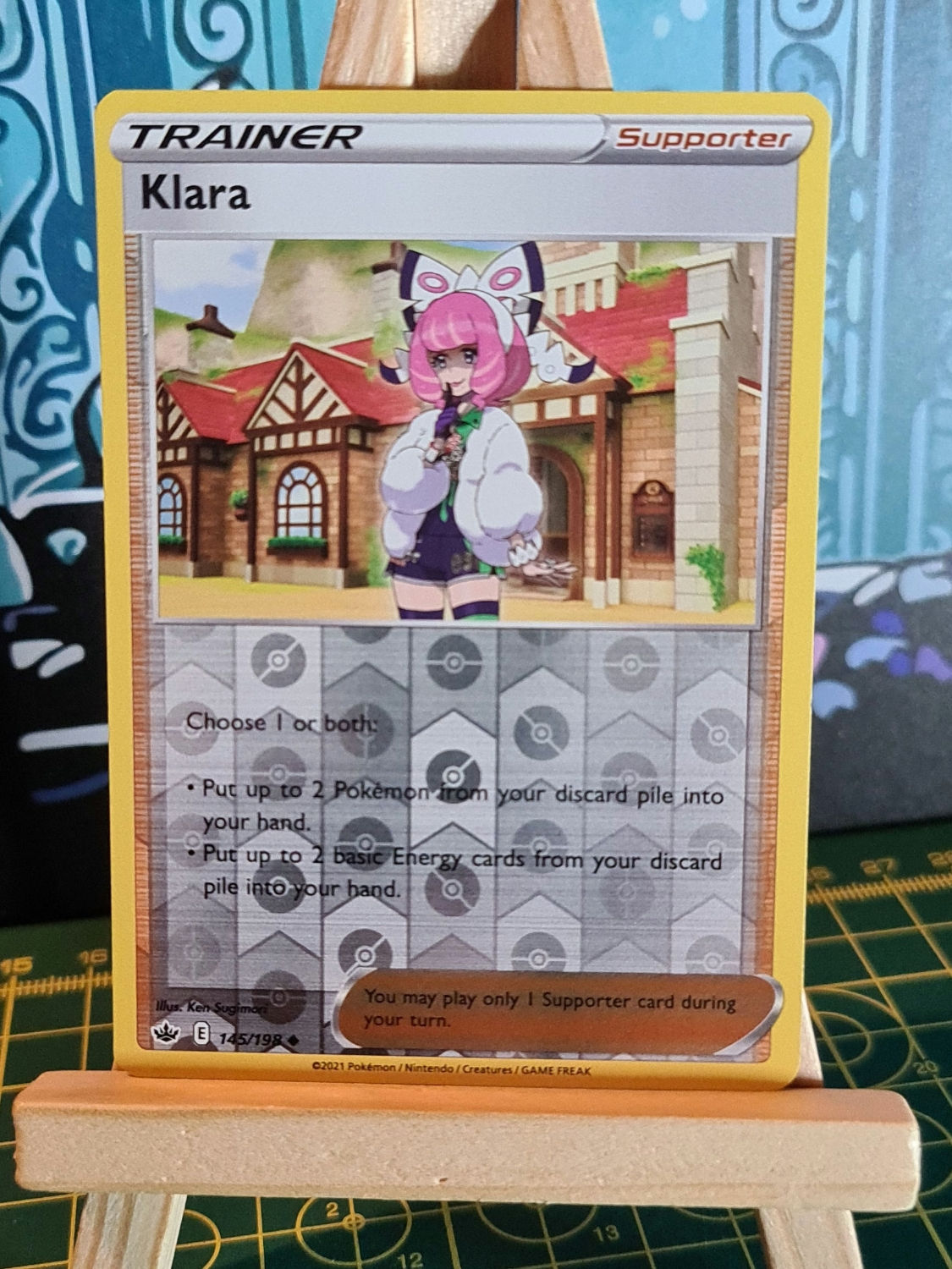Klara Uncommon Reverse Holo 145/198 - Chilling Reign