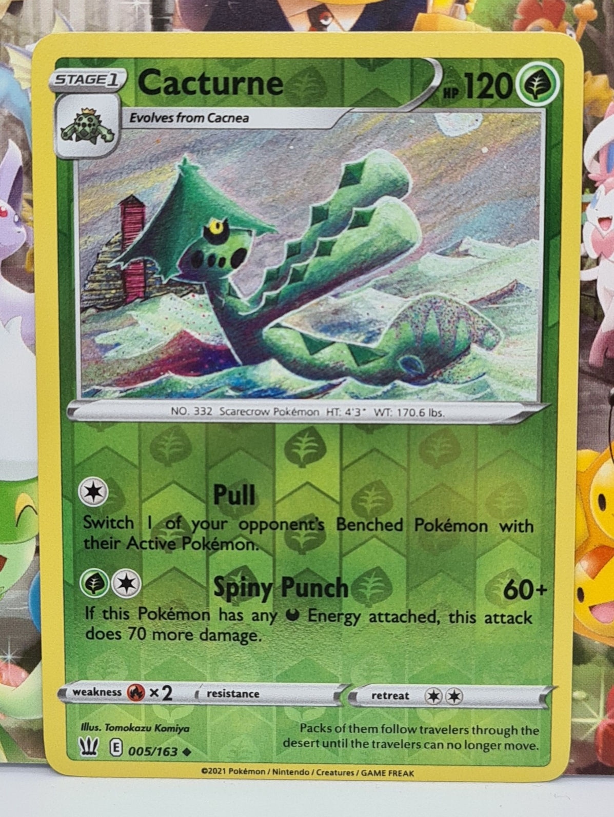 Cacturne Uncommon Reverse Holo 5/63 - Battle Styles