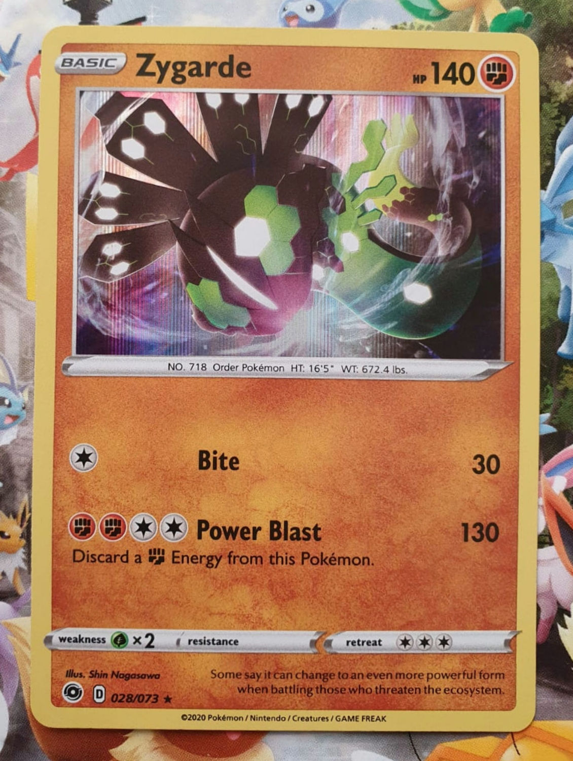 Zygarde Rare Holo 28/73 - Champion's Path