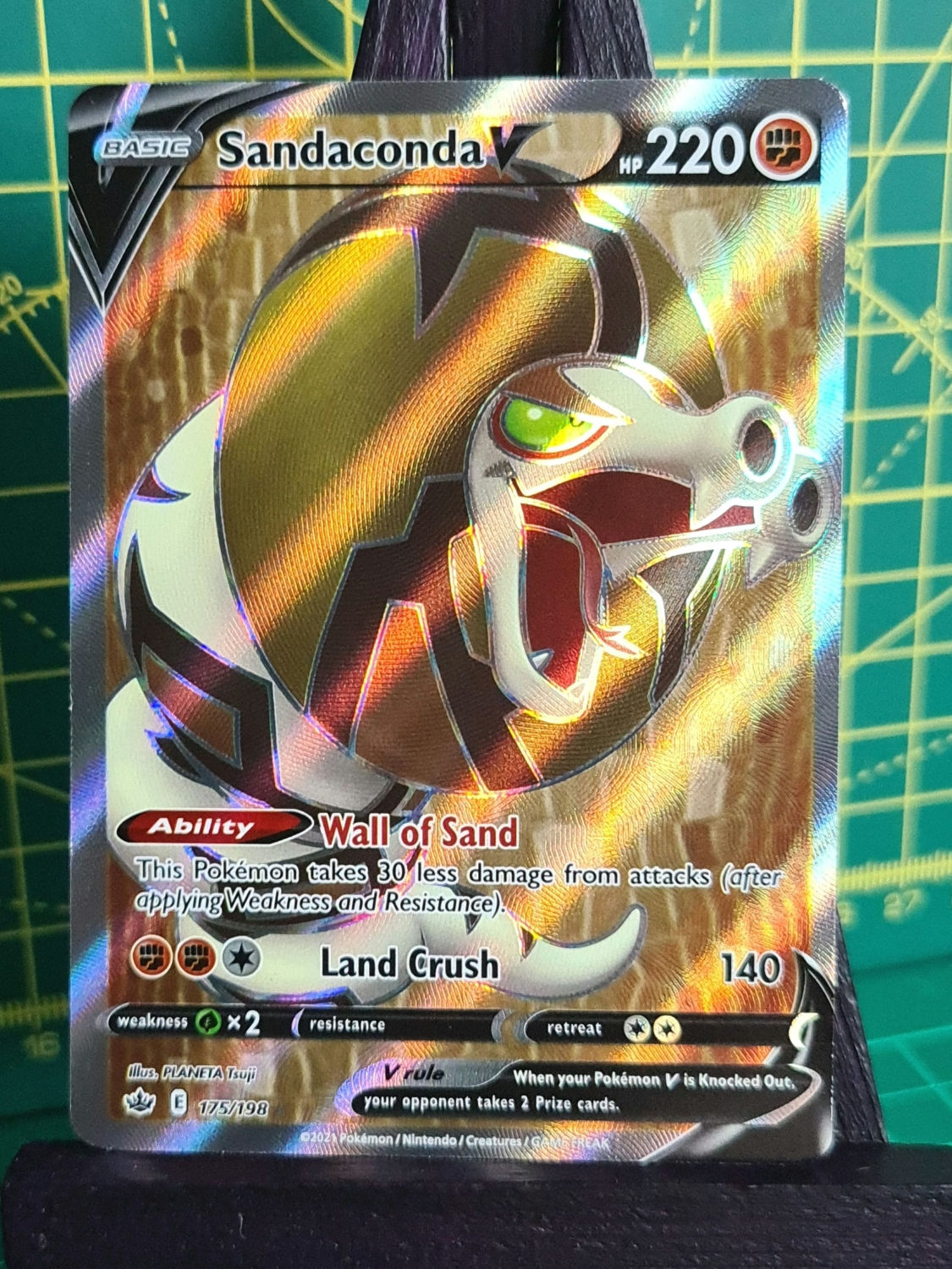 Sandaconda V Rare Full Art 175/198 - Chilling Reign