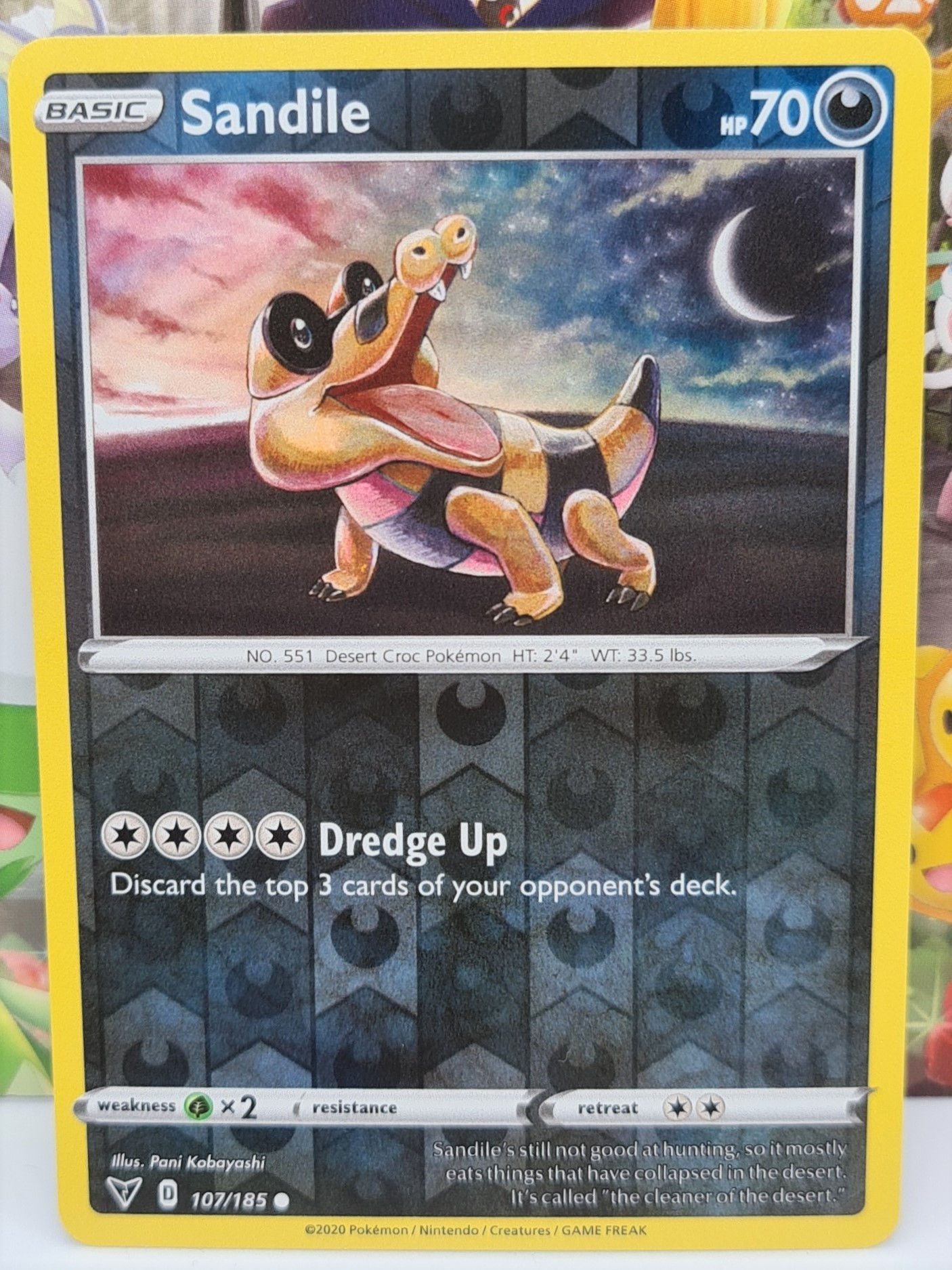 Sandile Common Reverse Holo 107/185