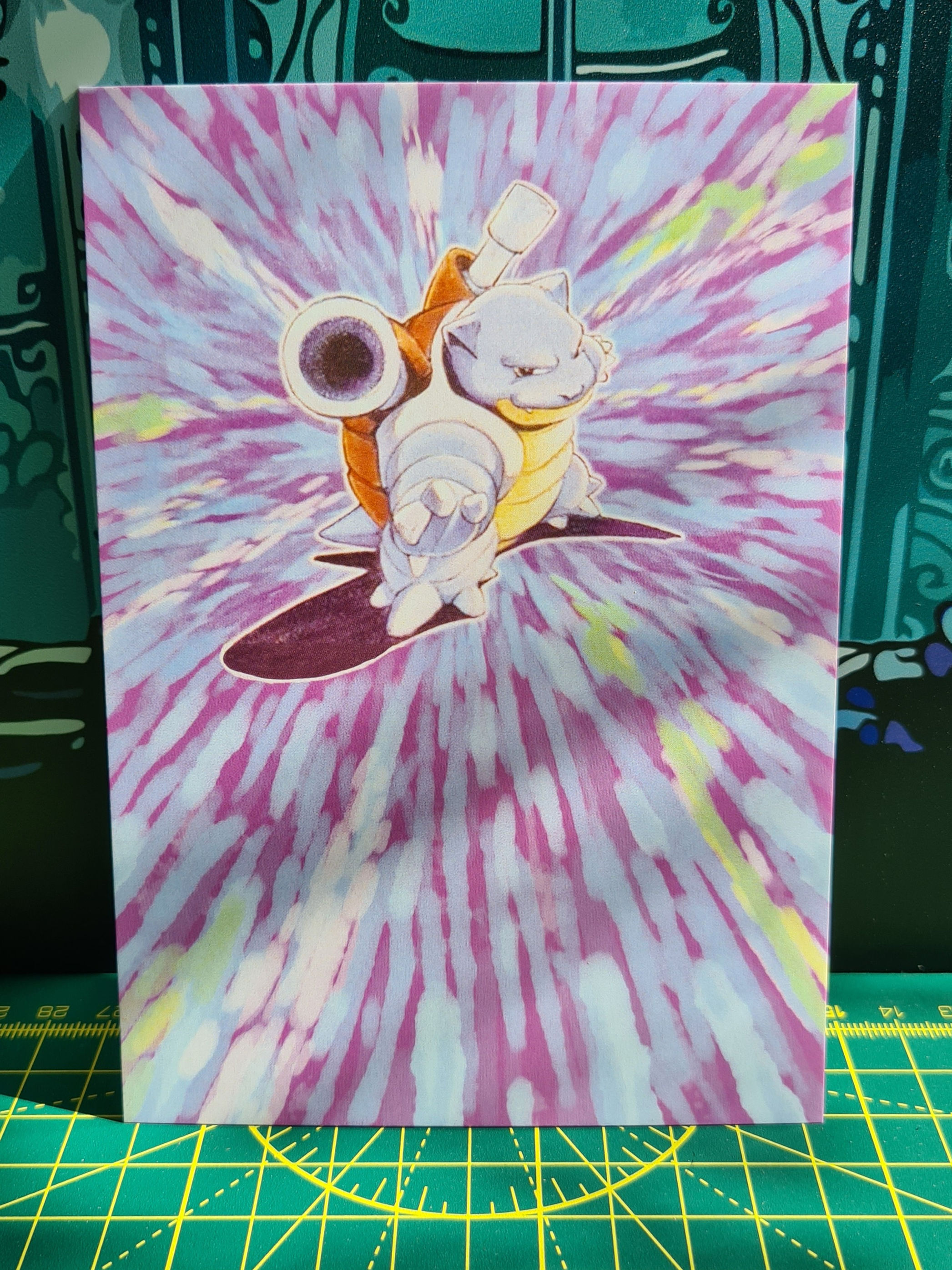 Dark Blastoise Extended Art Postcard