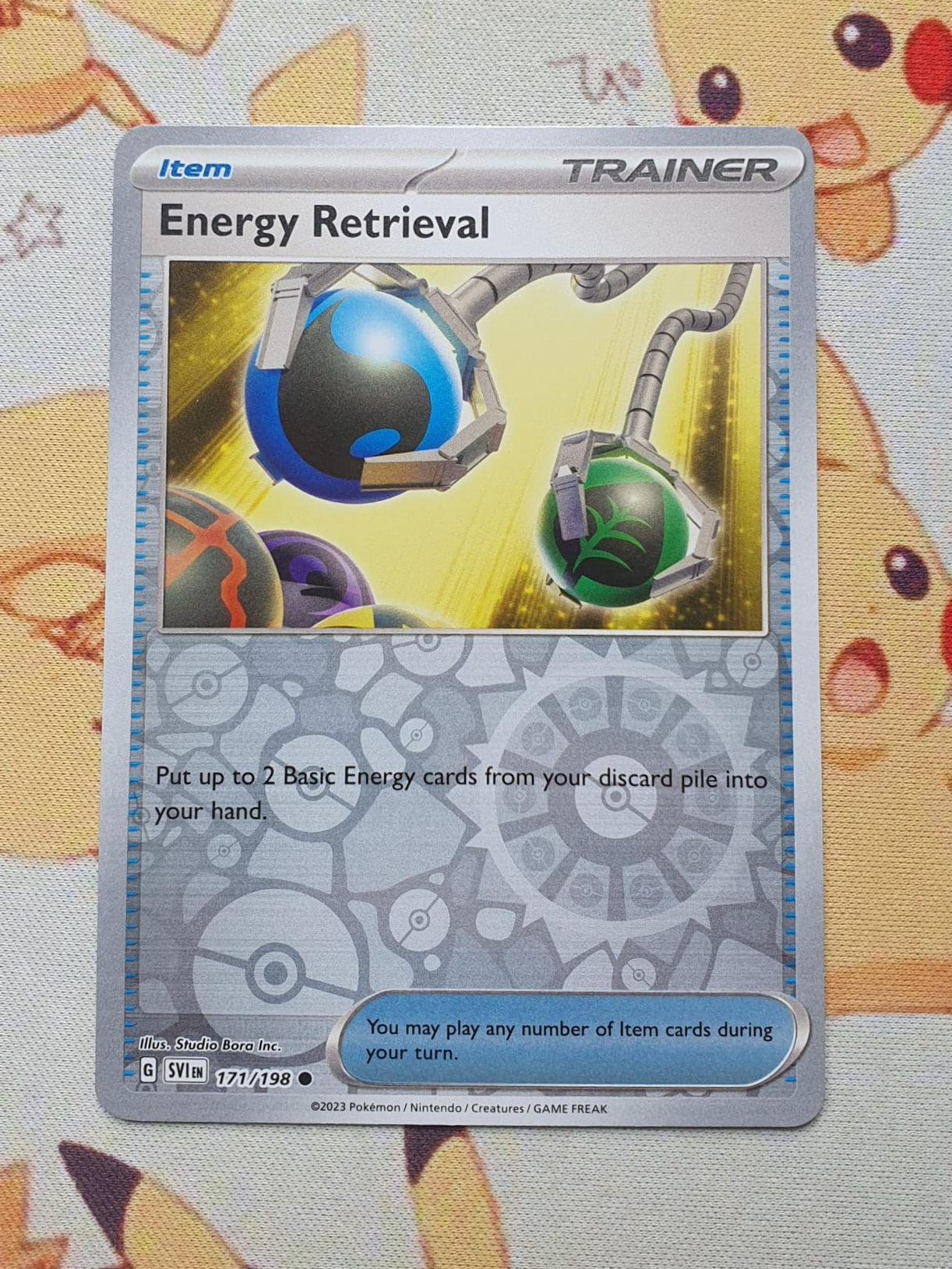 Energy Retrieval Common Reverse Holo 171/198 Scarlet and Violet