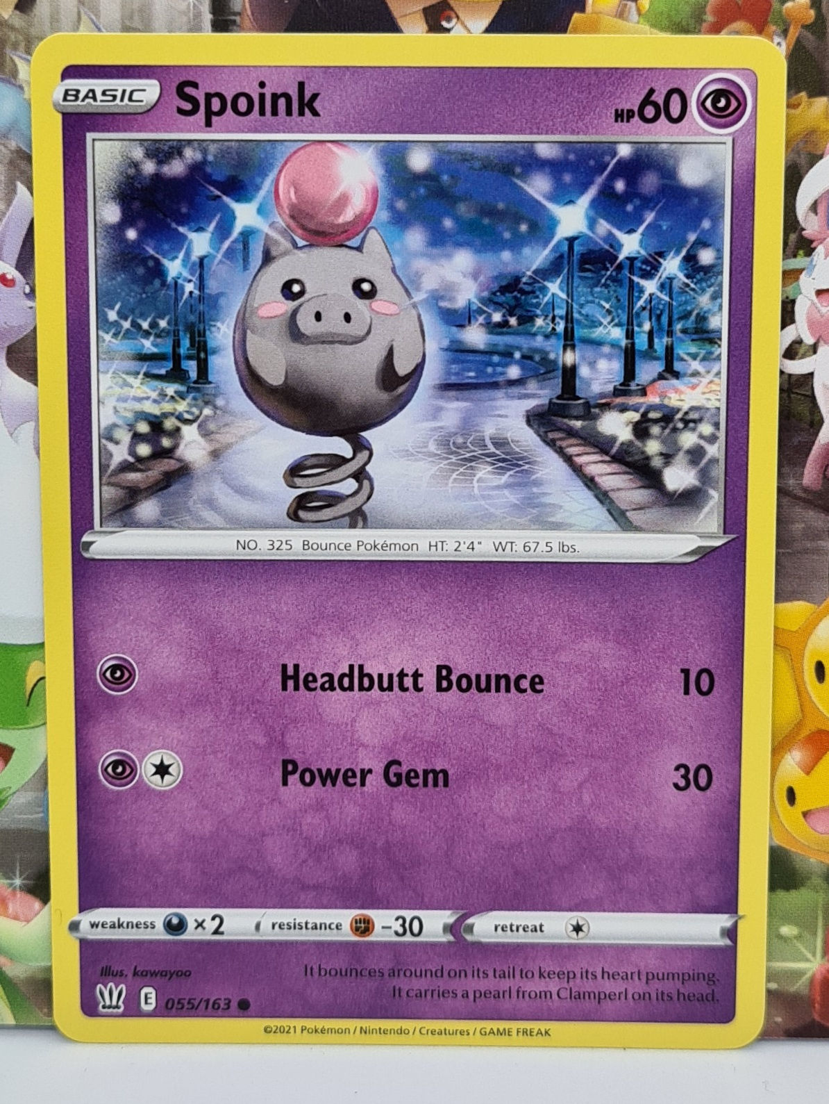 Spoink Common 55/163 - Battle Styles