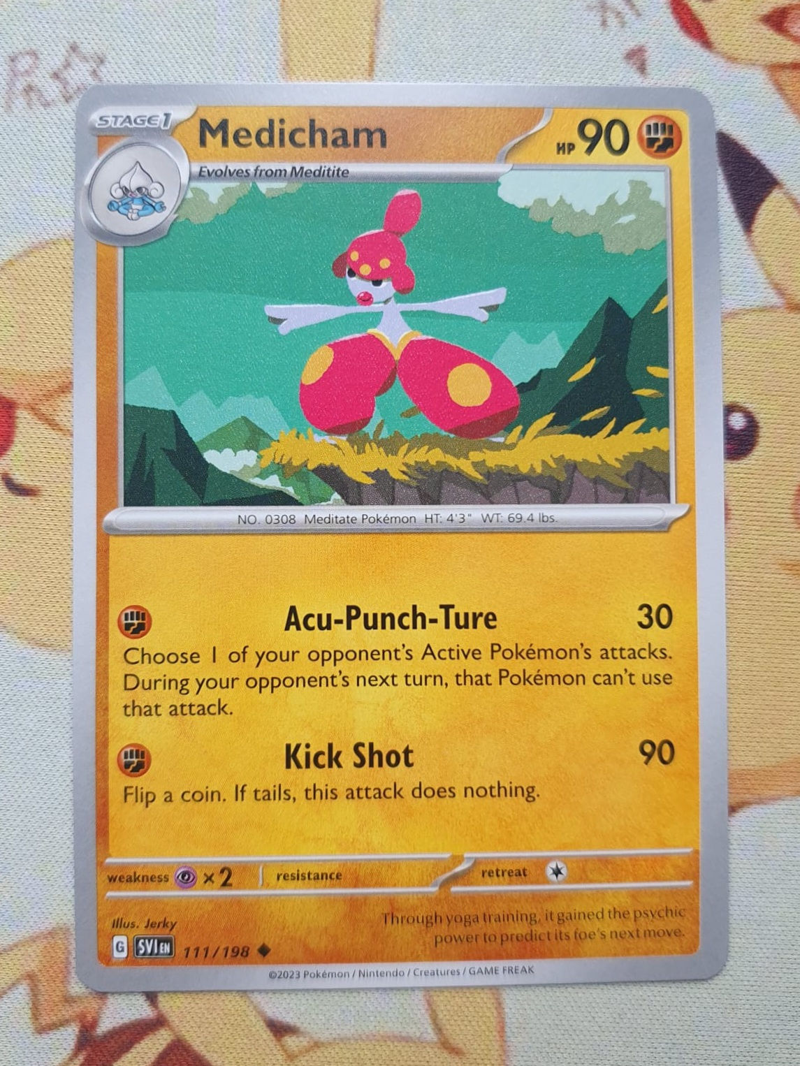Medicham Uncommon 111/198 Scarlet and Violet