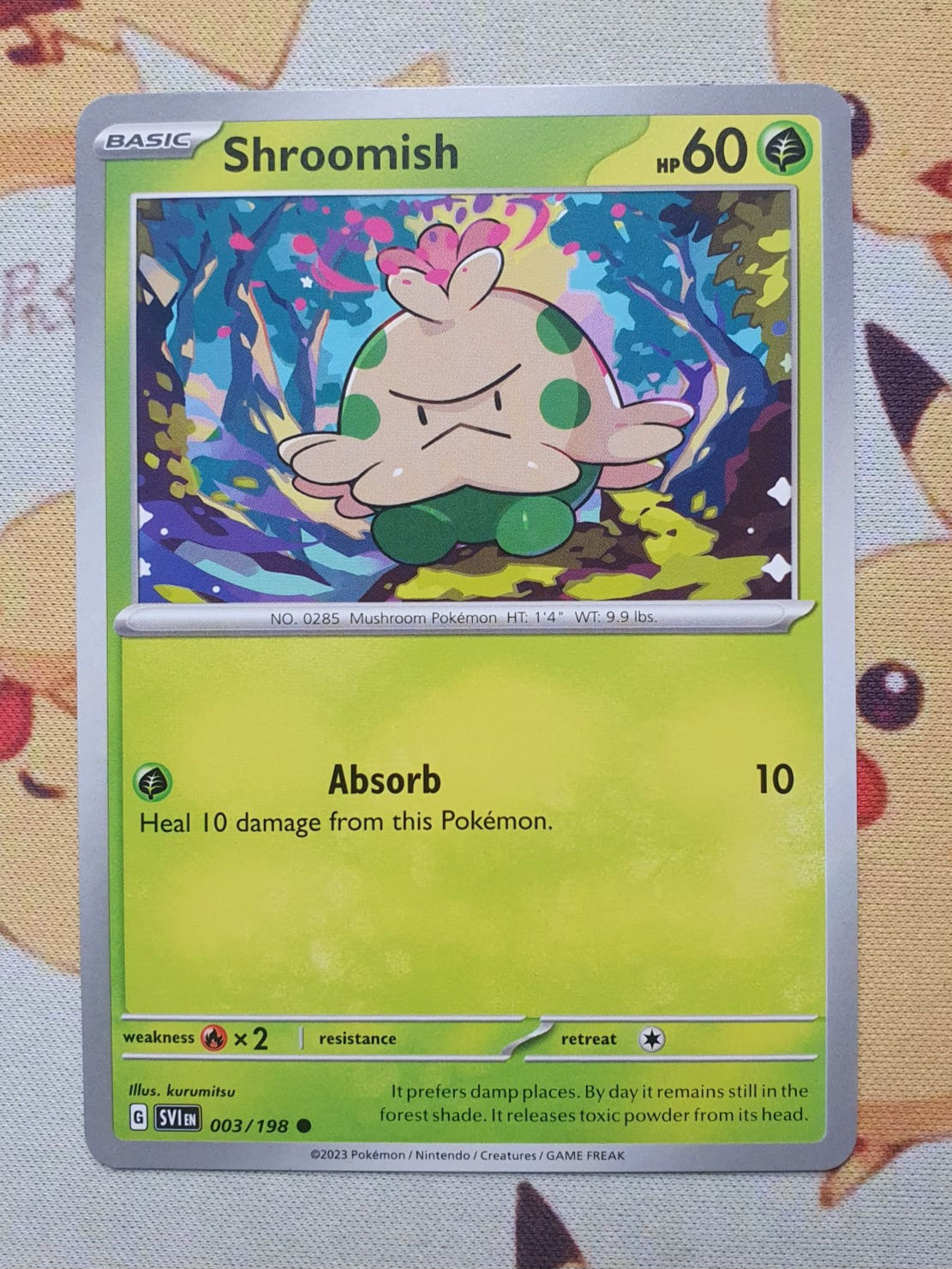 Shroomish Common 003/198 Scarlet and Violet