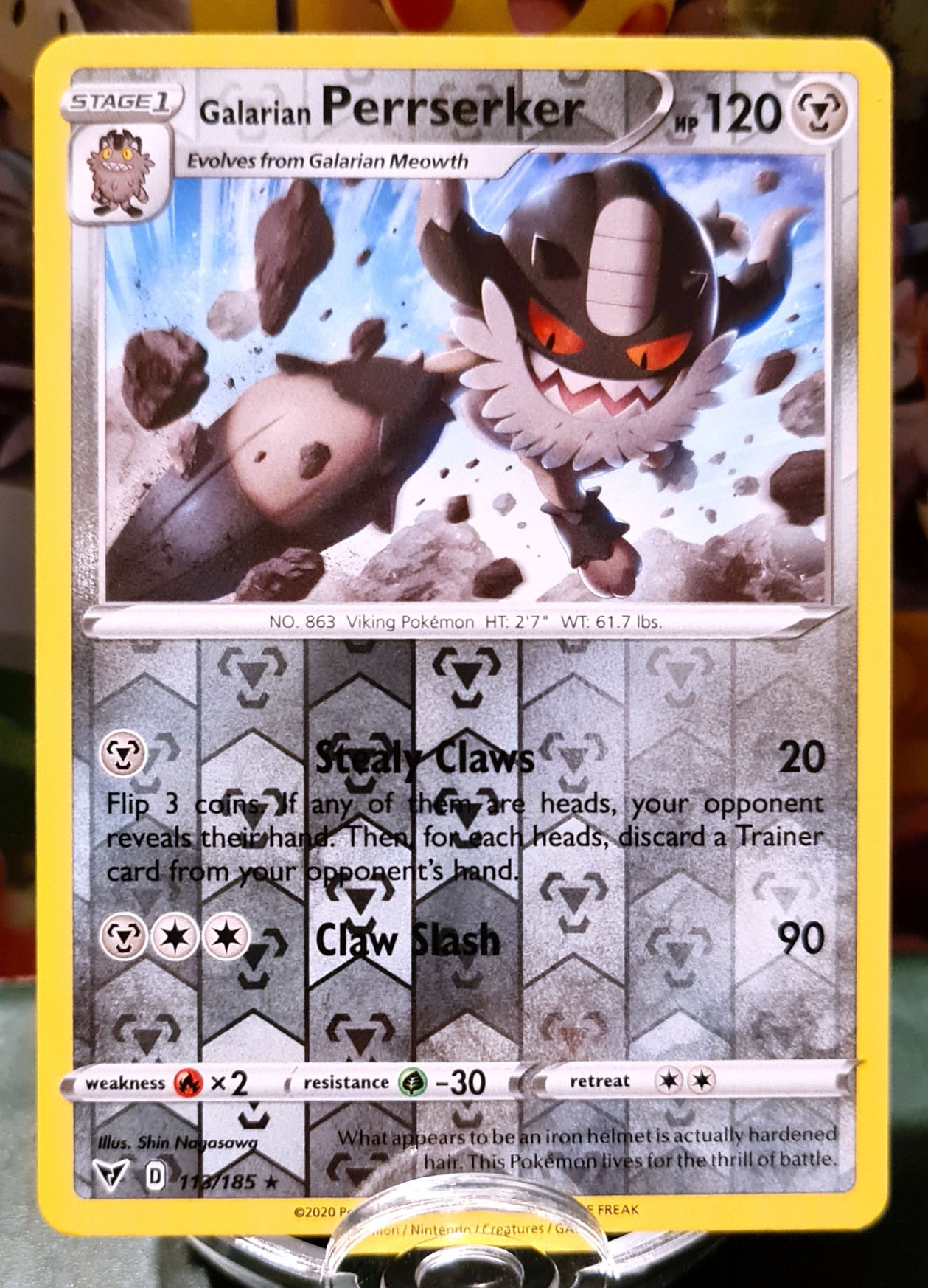 Perrserker Rare Reverse Holo 113/185