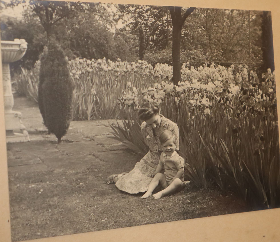 Archive photograph taken in the Iris Garden © National Trust