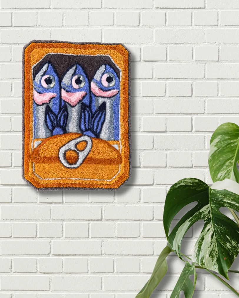 Thumbnail: Yellow Sardine Wall Hanger