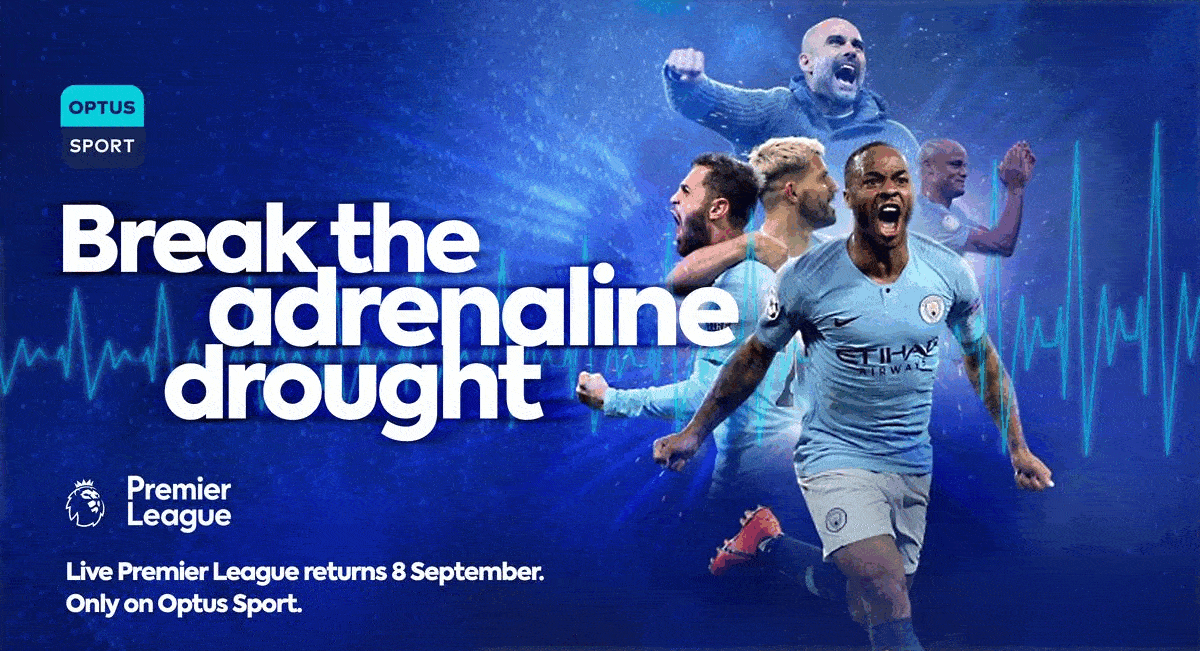 Optus ManCity EPL Banner ad