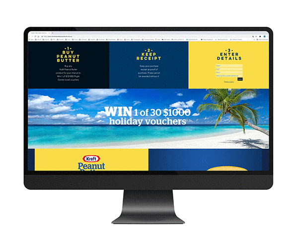 Kraft Holiday Win Microsite