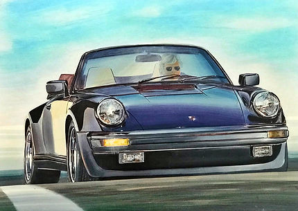 Porsche 911 Marker Illustration