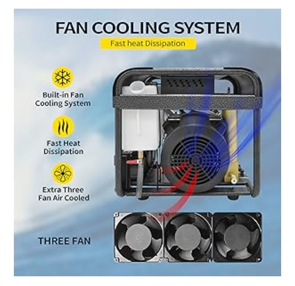 Thumbnail: TUXING 4500Psi Pcp Air Compressor,High Pressure Air Compressor,Adjustable Pressu