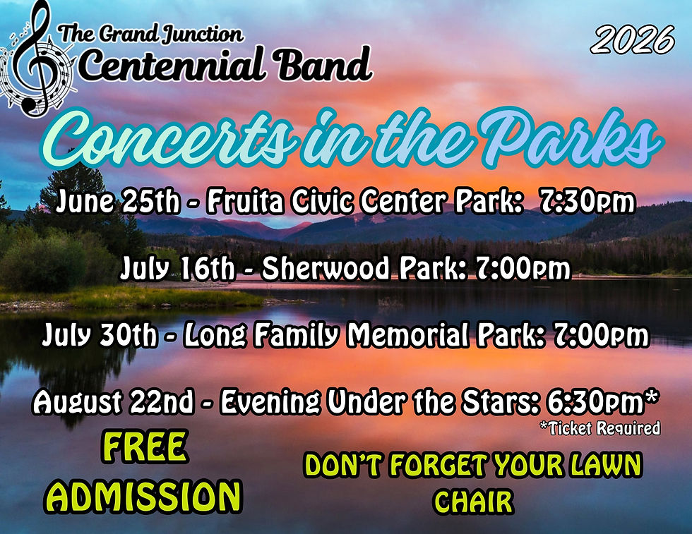 The Grand Junction Centennial Band Concerts in the Park