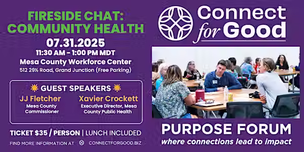 Connect for Good Purpose Forum