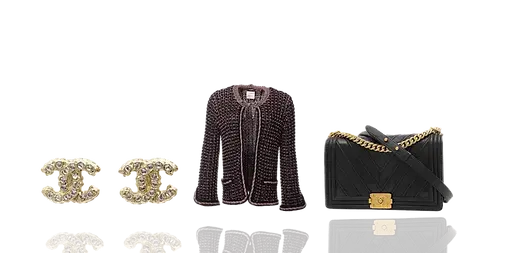 シャネルのバッグと洋服