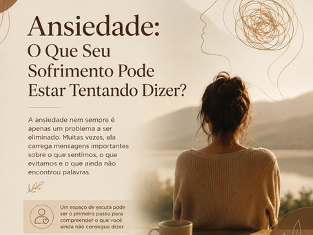 A ansiedade se tornou uma das experiências emocionais mais comuns da atualidade. Em um mundo marcado pela velocidade, cobranças constantes e excesso de informações, muitas pessoas convivem diariamente com preocupações excessivas, pensamentos acelerados, medo do futuro e uma sensação permanente de alerta.