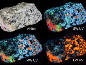 Greenland Fantasy Rock, a Spectacular, Multi-Colored Fluorescent Treat from the Taseq Slope