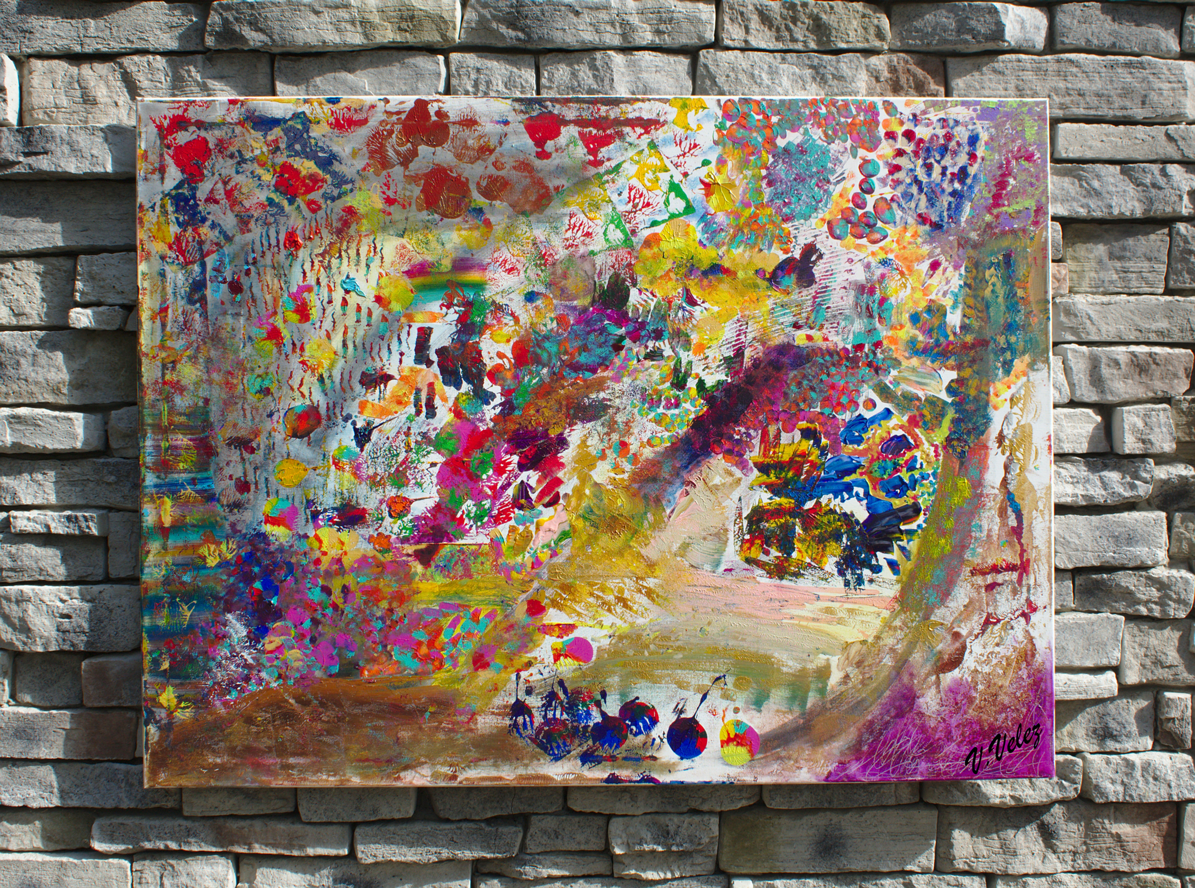 Abstract artwork by Dr. Vanessa Velez, named Twenty-Six