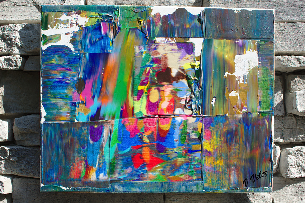 Abstract artwork by Dr. Vanessa Velez, named Blur