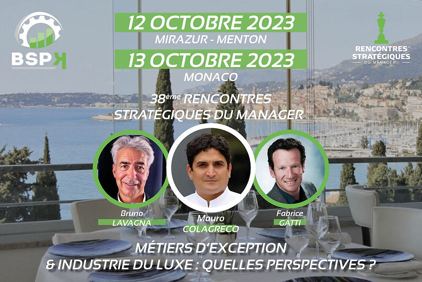"Métiers d'exception et Industrie du Luxe : Quelles perspectives?"