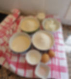 ingredients for the dough