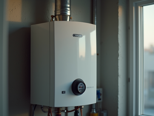 Keep hot water flowing at all times with Cascade Tankless Water System for Commercial Buildings 1400 000 btu Navien