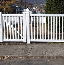 3’-8’ HEIGHT VINYL SPACING PICKET OR CAROLINA STYLE (offered in White, Sandstone, Khaki)