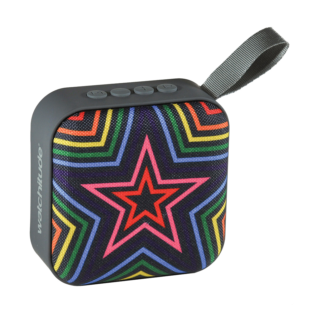 RAINBOW STARS JAMM’D SQUARE WIRELESS SPEAKER - WATCHITUDE