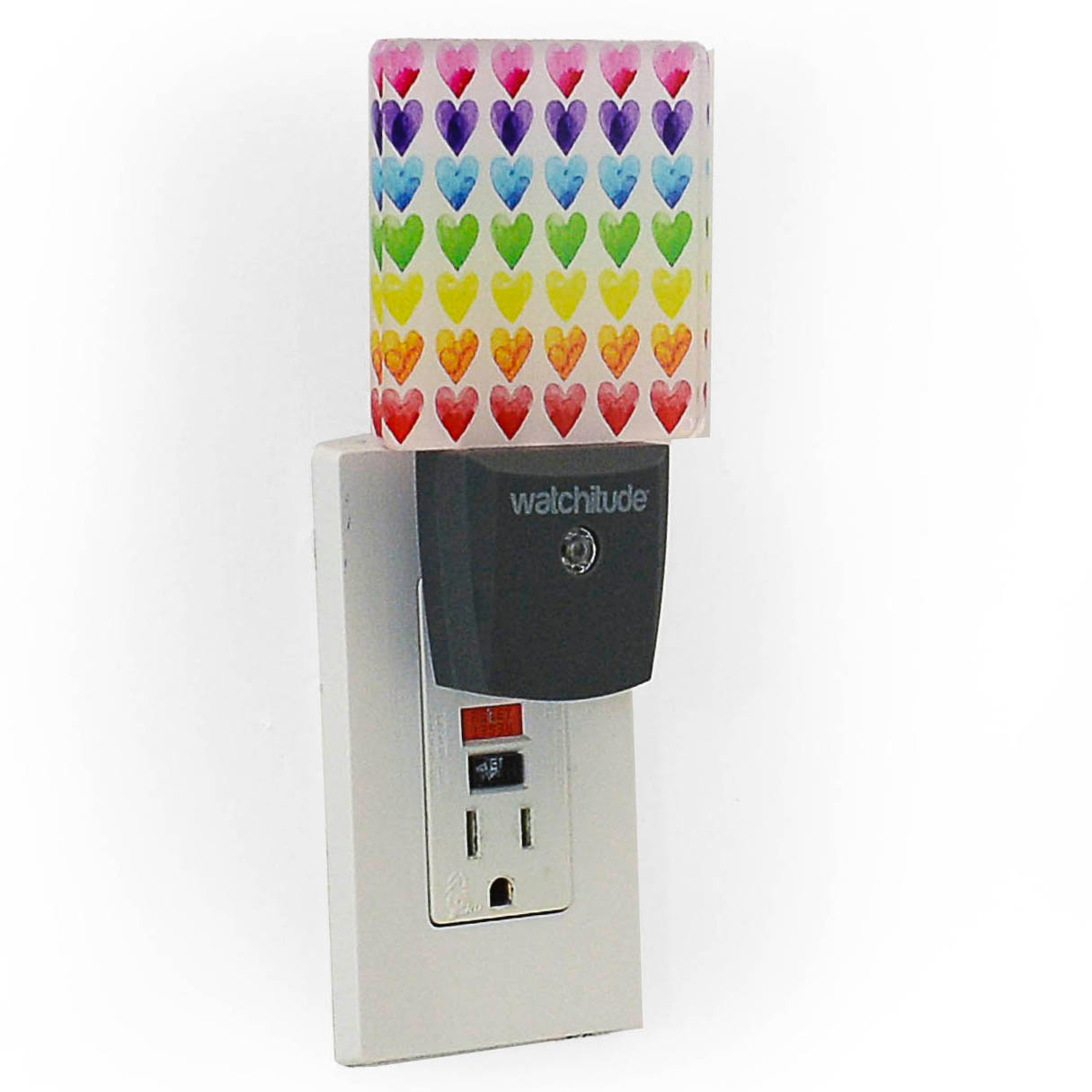 WATERCOLOR HEARTS - LED NIGHT LIGHT 