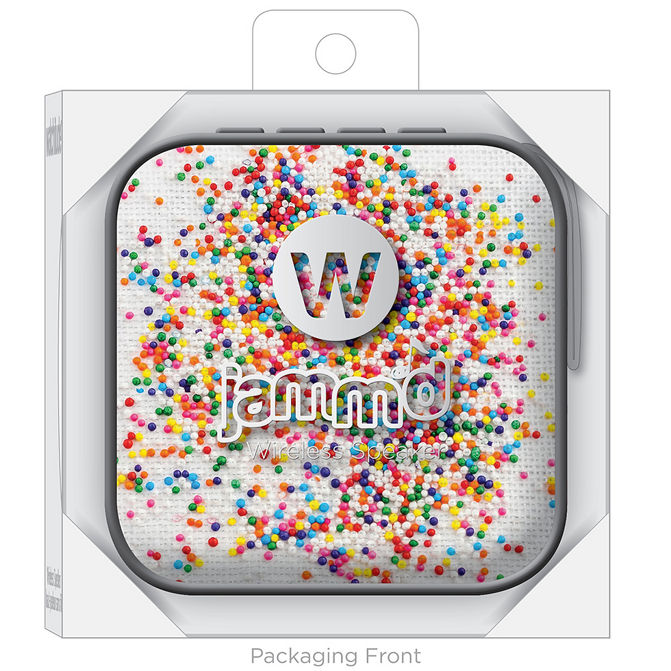 Miniatura: SPRINKLE DOTS JAMM’D SQUARE WIRELESS SPEAKER - WATCHITUDE