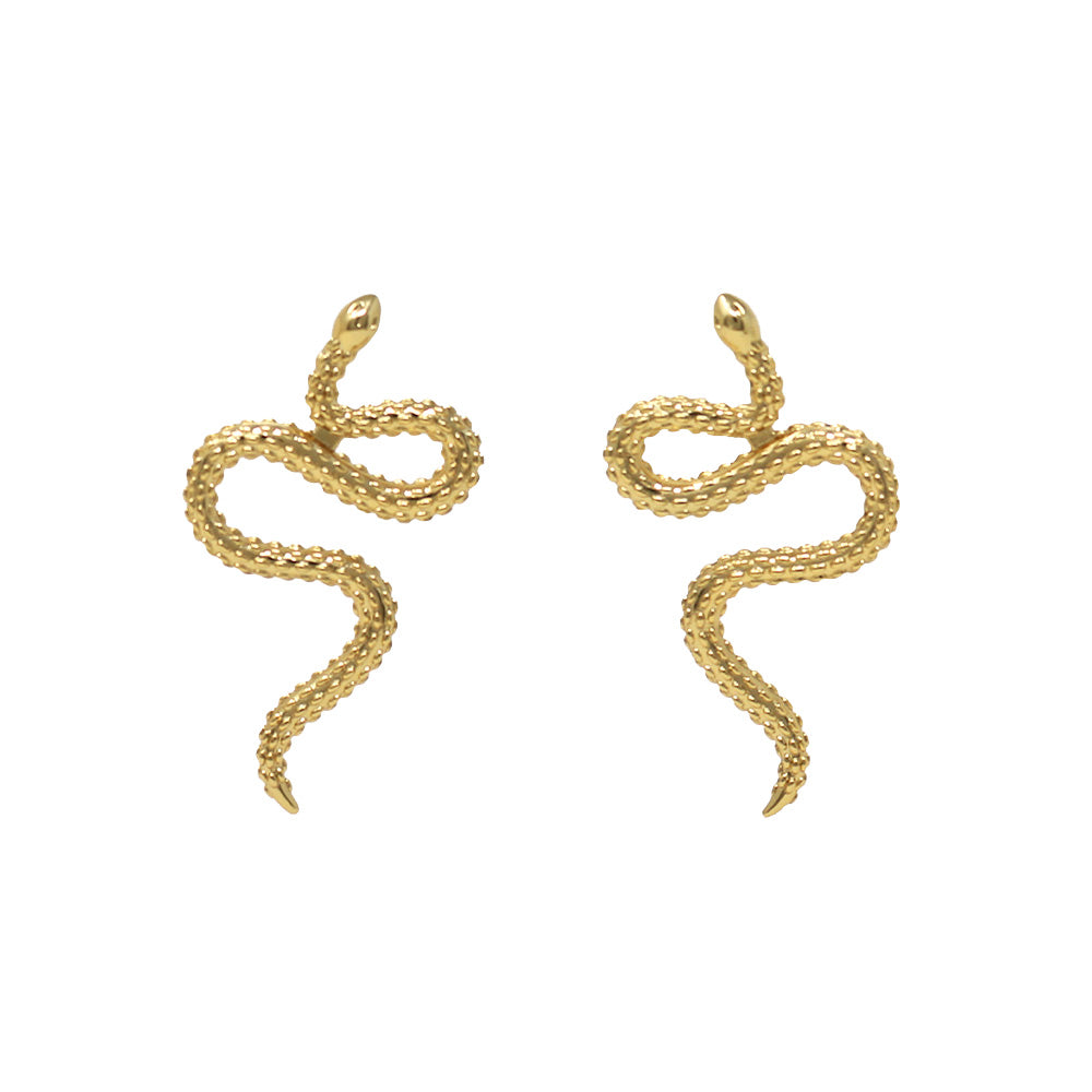 LONG SERPENT EARRINGS