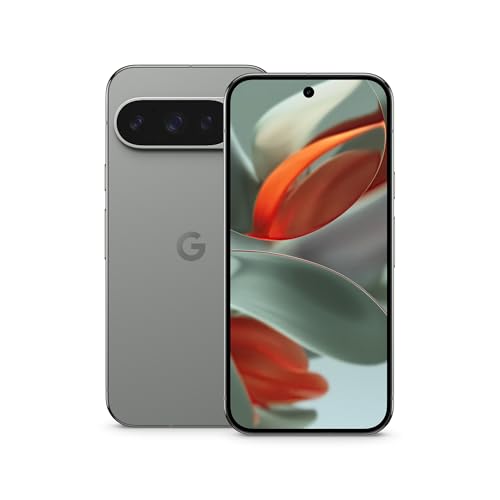 Google Pixel 9 Pro - Unlocked Android Smartphone with Gemini, Triple Rear Camera System, 24-Hour Battery, and 6.3