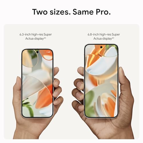 Google Pixel 9 Pro - Unlocked Android Smartphone with Gemini, Triple Rear Camera System, 24-Hour Battery, and 6.3