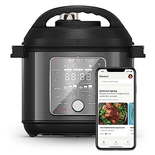 Instant Pot Pro Plus Wi-Fi Smart 10-in-1, Pressure Cooker, Slow Cooker, Rice Cooker, Steamer, Sauté Pan, Yogurt Maker, Warmer, Canning Pot, Sous Vide, Includes App with Over 800 Recipes, 6 Quart product image