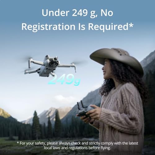 DJI Mini 4 Pro Fly More Combo Plus with DJI RC 2, Drones with Camera for Adults 4K, 3 Intelligent Flight Battery Plus for up to 135 Mins Flight Time, Smart Return to Home, Drone for Beginners product image