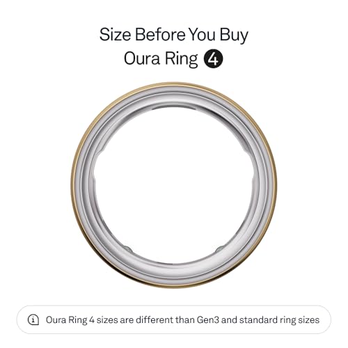 Oura Ring 4 - Gold - Size 8 - Size Before You Buy product image