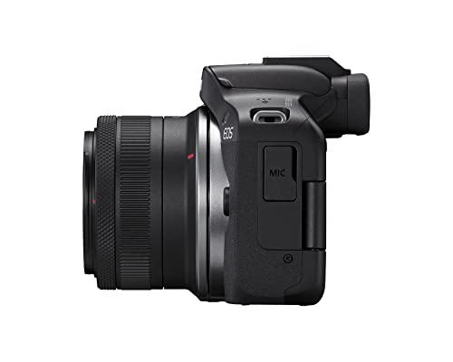 Canon EOS R50 Mirrorless Camera RF-S18-45mm F4.5-6.3 is STM Lens Kit, 24.2 Megapixel CMOS (APS-C) Sensor, 4K Video, Hybrid Camera, Photo and Video, Vlogging, Content Creator, RF Mount, Black product image