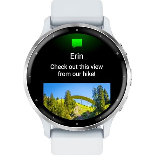 Garmin Venu 3 Health Fitness GPS Smartwatch Silver Bezel/Whitestone Band (45mm) - (Renewed) product image